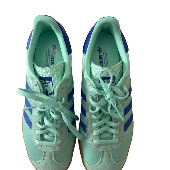 Adidas Gazelle Bold platform Mint Green and Blue sneaker - Picture 3 of 5
